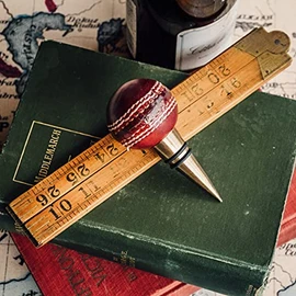 Culinary Concepts London Cricket Ball Bottle Stopper