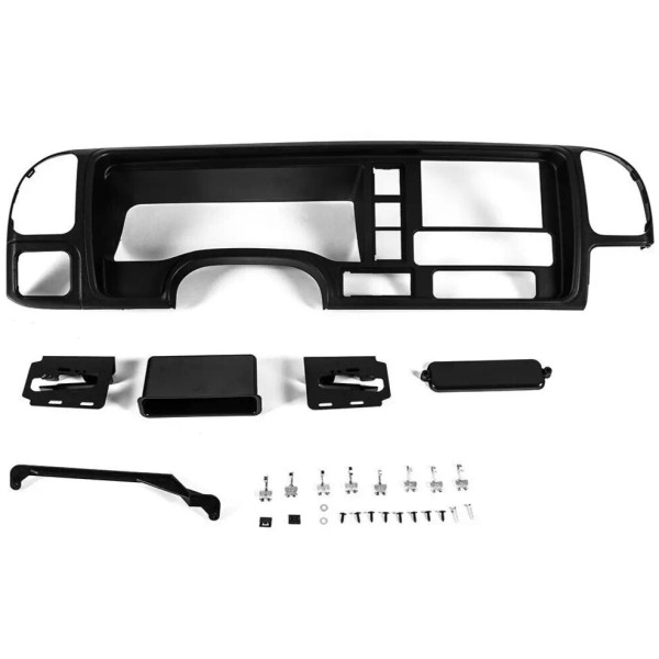 GH Black 2 Din Dash Bezel Trim Cover Harness Kit