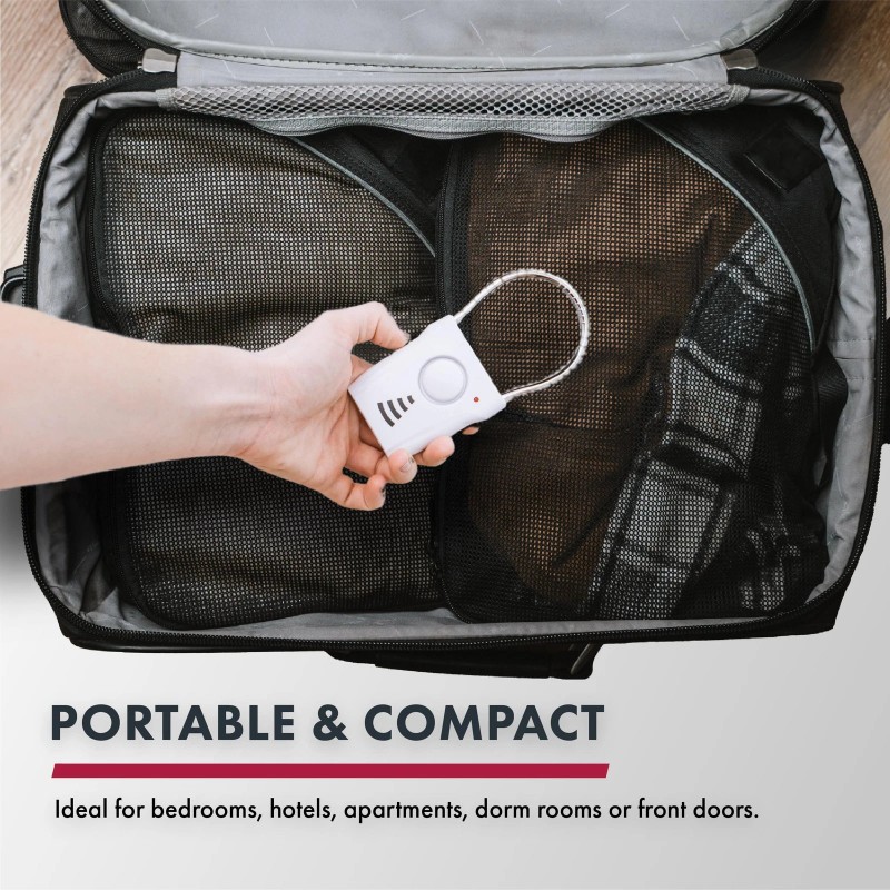 SABRE Door Handle Alarm – 110dB Door Alarm for Home