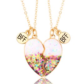 Friendship Necklace for 2 Girls Best Friend Necklaces BFF Necklace for 2 Girls Cute Butterfly Fox Cat Friendship Necklace Birthday Gifts Friendship Gifts for Friends