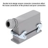 Conector Impermeable Rectangular de 24 Pines, Enchufe Y Enchufe Adaptador