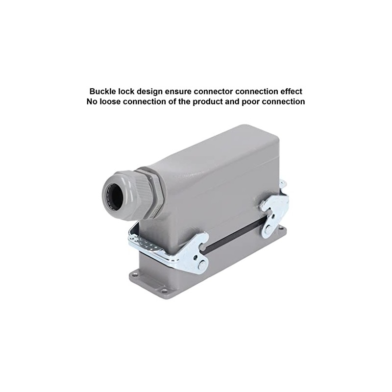 Conector Impermeable Rectangular de 24 Pines, Enchufe Y Enchufe Adaptador