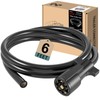 CXTM 7 Way Trailer Cord 7 Way Trailer Plug Inline
