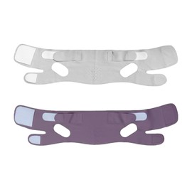 2 Pieces V-Face Mask, Creative Face-Shaping Bandage, Adjustable Chin Lifting Strap, Reusable Lifting Mask, Universal For Men And Women, Facial Beauty Accessories.