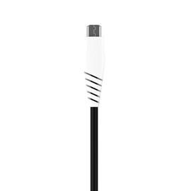 Skullcandy Line Micro USB Cable / Charge your Android Phone, Speaker, Headphones and more / USB to Micro USB Cable - 4ft Black/White
