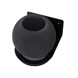 shinar Metal Universal Wall Mount for Dot 4/Dot 5 Generation Homepod Mini Space-Saving Holder Accessories for Dot 4/Dot 5 and Homepod Mini Stand with Integrated Cable Management White (Black)