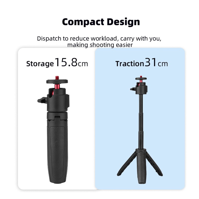 Desktop Camera Tripod Cell Phone Selfie Stick Aluminum Alloy Extendable