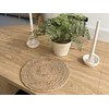 13.8 in Round Woven Placemats Plate Chargers Set of 4,
