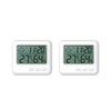 Digital Thermometer, Stylish, Hygrometer, High Precision, Thermo-Hygrometer, Clock, Accurate, Outdoor,