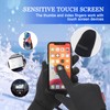 Angozo Cycling Gloves Winter Thermal Gloves Men Women Waterproof Touchscreen