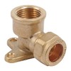 Pipestation 15mm Compression Elbow | 15mm x 1/2inch Female Wall