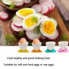 9 Pcs Cute and Funny Egg Cups Set, Boiled Egg