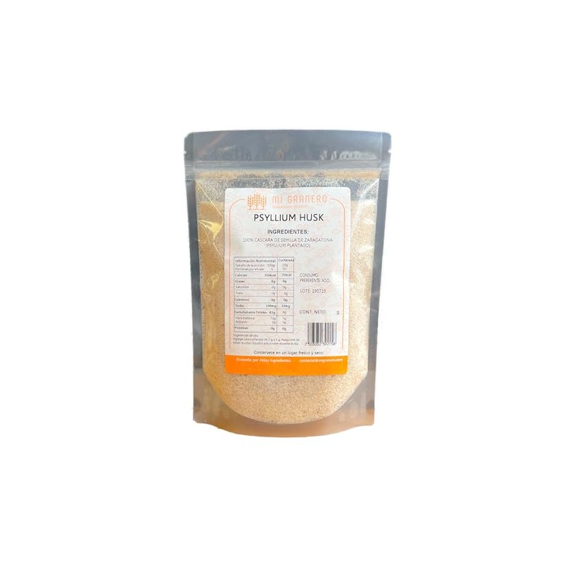Psyllium Plantago Husk Zaragatona CASCARILLA 250 gramos
