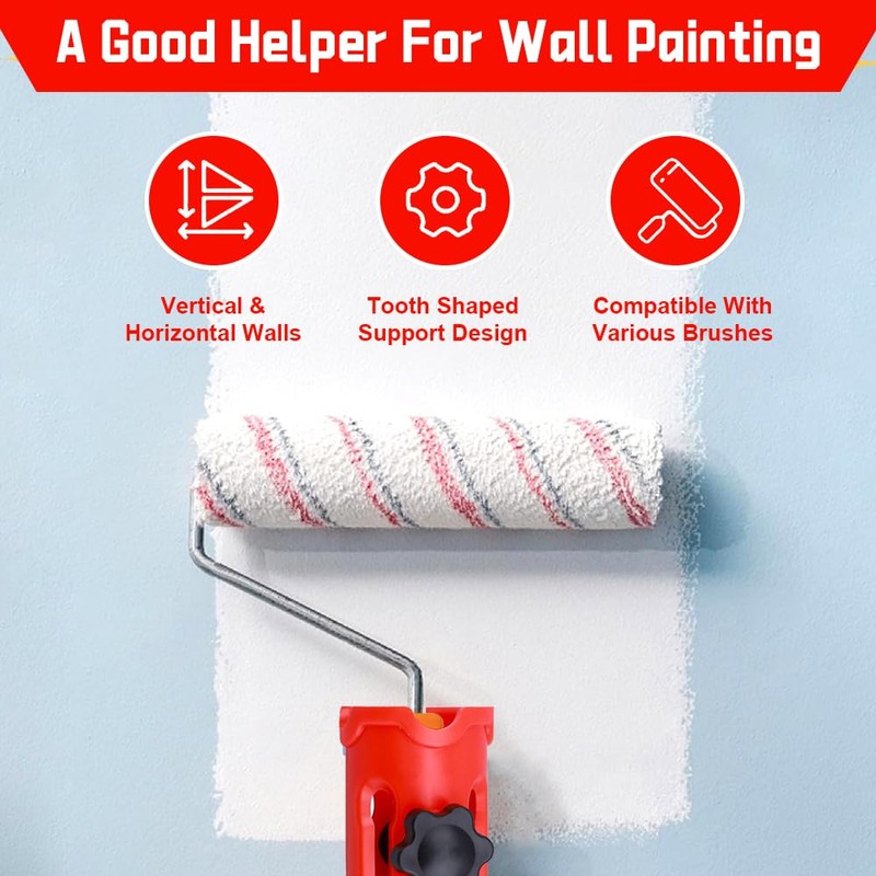 Dhqkqg Multi-Angle Paint Brush Extender Holder, Extension Pole Attachment for