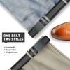 Nelbons Men's Belt width 3.0cm 1 1/8 inch, Leather Ratchet