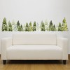 Pine Tree Wall Border Decal - 6 feet x 15