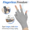 1 Pair Cotton Fingerless Gloves, Fingerless Moisturising Eczema Gloves