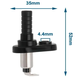 Walquicks 4 Pcs Door Jamb Light Door Switch Door Sensor Switch Alarm Compatible with Honda Compatible with Volkswagen Compatible with 52x35x4.4mm 20A 12V Black for Car Truck Boat