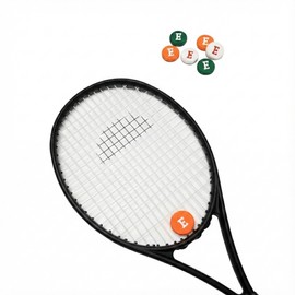 EgoNova Advanced Tennis Vibration Dampeners - Shock Absorber for All Rackets (3 Colors, 6 Pack) - Professional Vibration Control Racket Dampener (Circle)