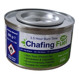 ZODIAC Ethanol Chafing Fuel 3.5 Hour Burning Time 1pk