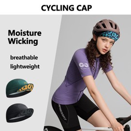 Cycling Cap Cooling Cycling Hat with Sun Visor Sun Protection Skull Cap for Men Women Under Helmet Pink