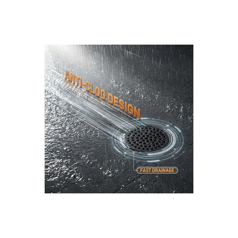 5.5 Inch Cast Iron Round Drain Cover, Heavy Duty Rust