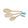 KitchenCraft Wooden Spoon Set, Beechwood, 3 Pieces