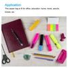 sourcing map Mesh Zipper Bags, B8 Size File Document Pockets