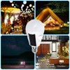 Shinelan 4 Pack LED Solar Emergency Light Bulbs for Home