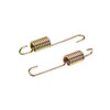 Hihaha 2pcs 8cm Length Gold Tone Motorcycle Brake Pedal Return