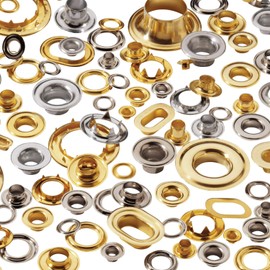 Stimpson ESPGW2SS500 Self-Piercing Grommet and Washer Stainless Steel 304 Reliable, Durable, Heavy-Duty #2 Set (500 Pieces of Each)