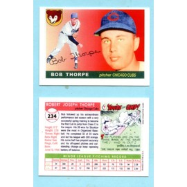 2023-1955 Style Collector Card - #234 Bob Thorpe- Chicago Cubs