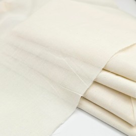 Muslin Fabric Unbleached, 100% Cotton, 2 Yards x 62" Wide – Natural Color, Lightweight for Draping, Pattern Making, Sewing, Dress Forms & DIY Crafts