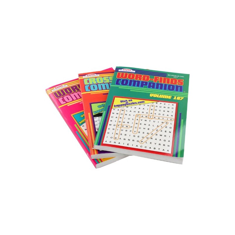 Crossword Companion Puzzle Book [Set of 3]