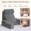 Vekkia 19'' Reading Pillow for Adults with XL Side Pockets