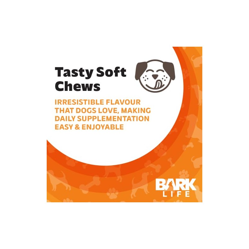 Bark Life No Scoot Soft Chews Supplement, Natural Formula with