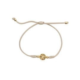 My Saint My Hero Well Wishes Spiritual Bouquet Bracelet - Tan/Goldtone