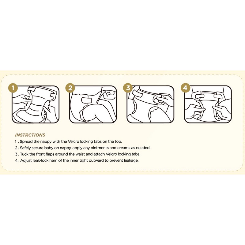 Olright Plush 'N' Dry Nappies Jungle 36 Pack - Size