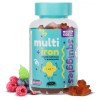Multivitamínico Diario + Hierro Squiggles para Niños de Frutos Rojos