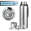 Vacuum Insulated Flask 1500ml/50oz with Cup lid Stainless Steel Thermo