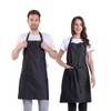 [BIGHAS] Neck Denim Apron, Adjustable, Large Size, For Work, Work,
