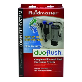 DUOFLUSH COMPLETE SYSTEM by FLUIDMASTER MfrPartNo 550DFRK-3