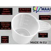 3 x MAAJ MESSBECHER FÜR WASCHMITTEL WASCHPULVERMESSBECHER - MADE IN