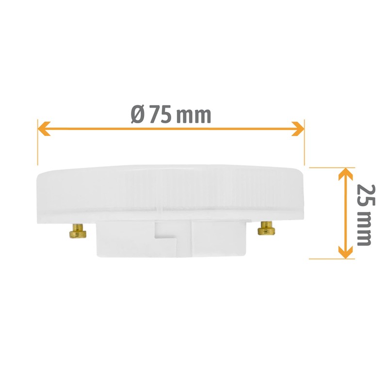 SSC-LUXon Set of 6 LED GX53 Neutral White Spot Light
