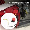Zreneyfex Red ON Off Engine Stop Switch, Power Equipment Small