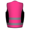 LANBELL Pink Hi Vis Safety Vest with Reflective Strips, High