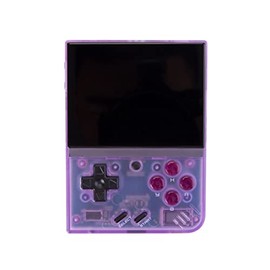 MM+ Handheld Game Console with Built-in Games OnionOS Retro Gaming System 3.5-Inch (Purple 128G)