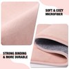 Pink Memory Foam Bath Runner Mat Long Bathroom Rug Microfiber