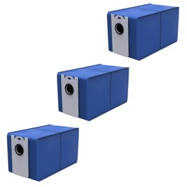 Replacement Dust Bags Compatible with bobsweep dustin vacuum bags - bobsweep ultravision vacuum bags, UltraVision Pet, Dustin, Orb-i Robot, RC400 Robot Vacuum, 4.6L Capacity, Disposable Bag. (3)