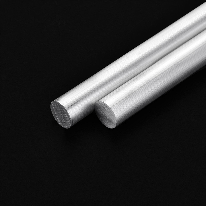 sourcing map Aluminum Solid Round Rod Lathe Bar 15mm x